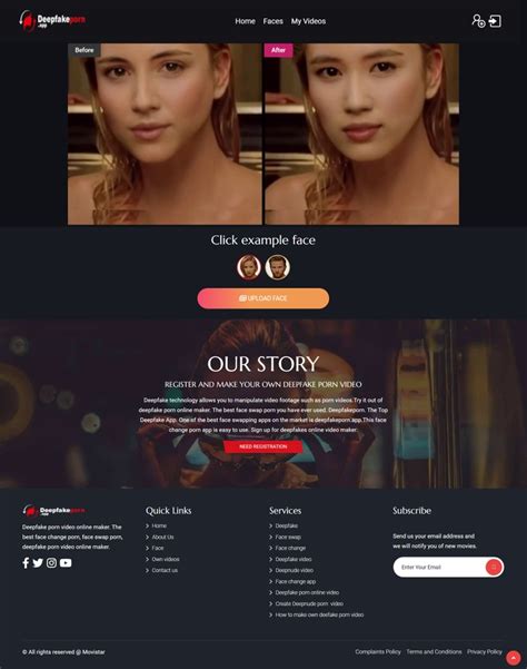 Online Deepfake Maker Deepfake App to swap faces using AI. . Deepfake porn creator